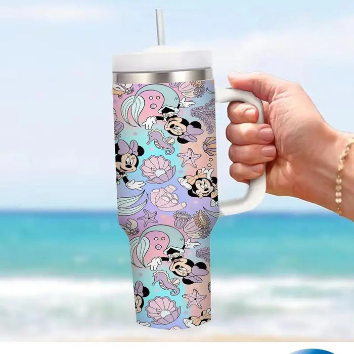 40Oz Mickey And Minnie Character Insulated Tumbler