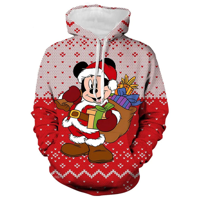 Mickey And Winnie Christmas Hoodies - Grafton Collection