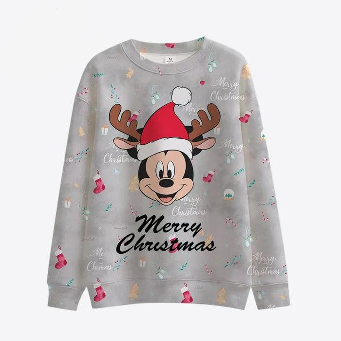 Mickey Mouse Printed Long Sleeve Pullover - Grafton Collection