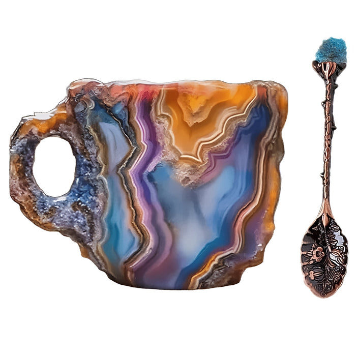 Mineral Crystal Crafted Coffee Mugs