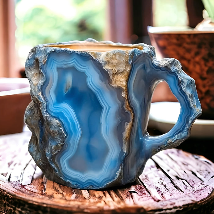 Mineral Crystal Crafted Coffee Mugs