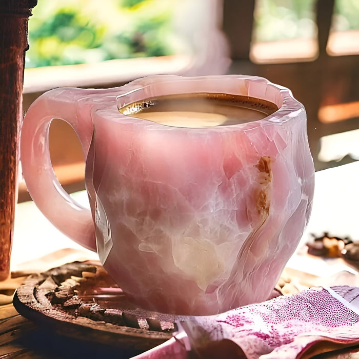 Mineral Crystal Crafted Coffee Mugs