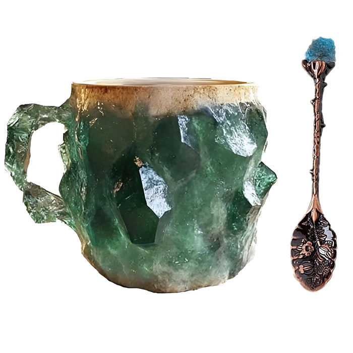 Mineral Crystal Crafted Coffee Mugs