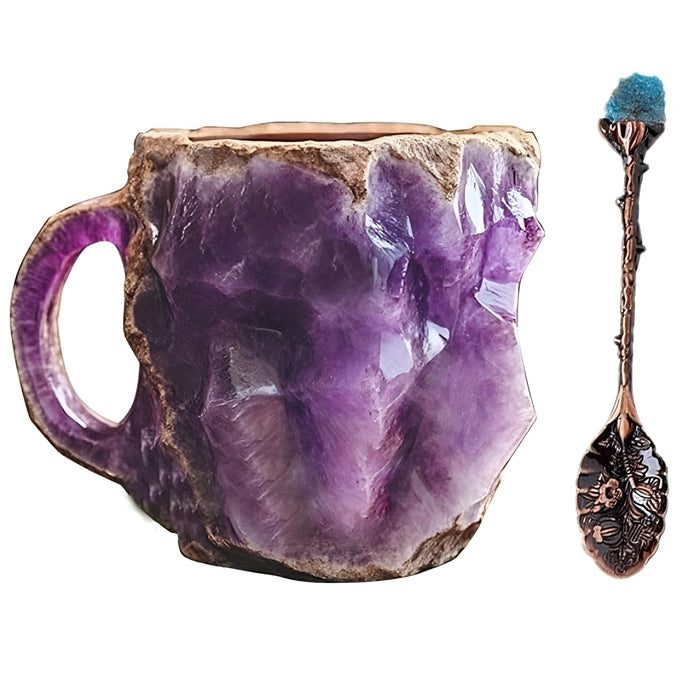 Mineral Crystal Crafted Coffee Mugs