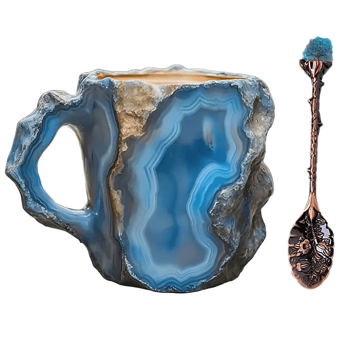 Mineral Crystal Crafted Coffee Mugs