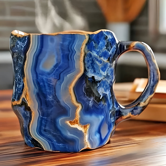 Mineral Crystal Crafted Coffee Mugs