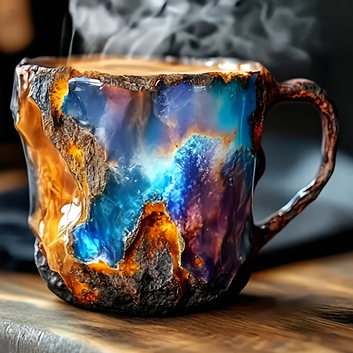 Mineral Crystal Crafted Coffee Mugs