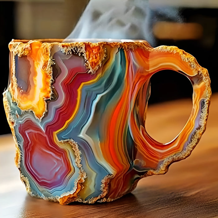 Mineral Crystal Crafted Coffee Mugs