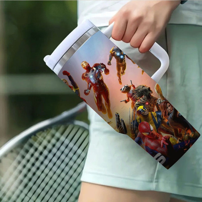 Movies Superheroes Printed Insulated Tumbler