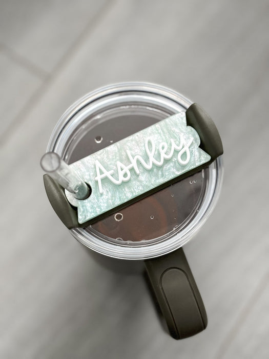 Personalized Name Plate Tumbler