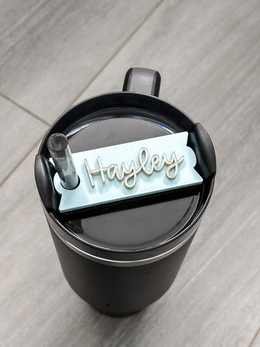 Personalized Name Plate Tumbler