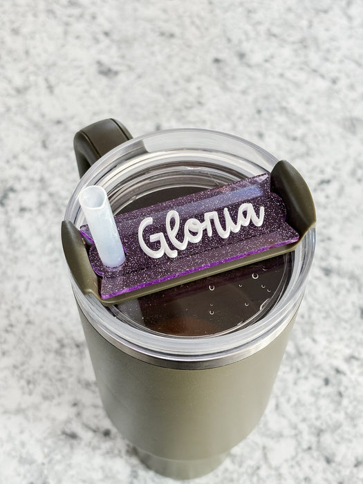 Personalized Name Plate Tumbler