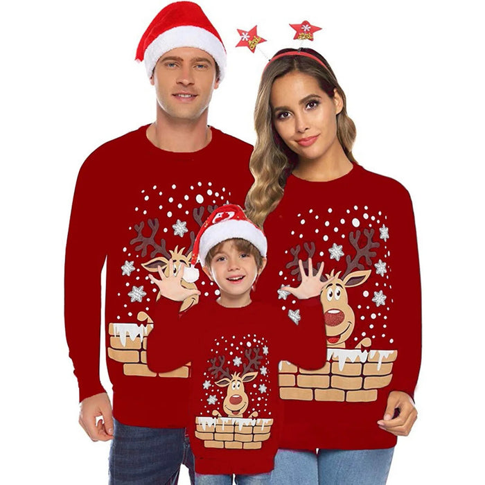 Polka Dot Christmas Family Matching Pullover - Grafton Collection