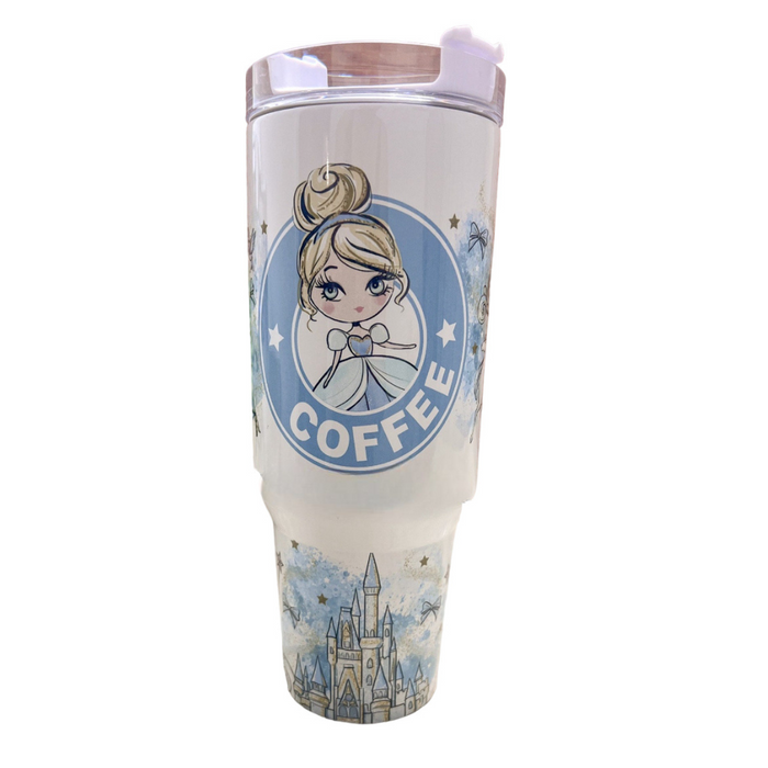 Glass Slipper Princess 40 oz Travel Mug Magic Park Princess Tumbler