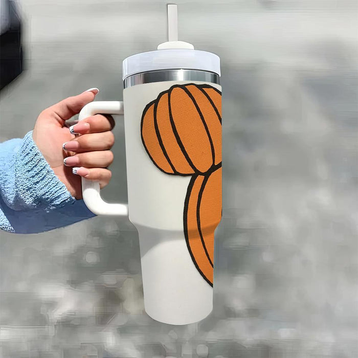 Pumpkin Printed Insulated Tumbler