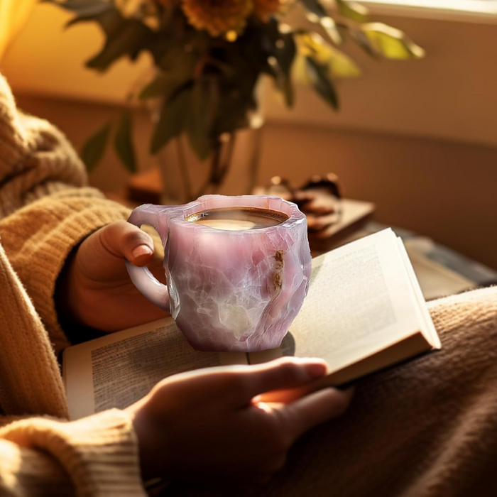 Purple Stone Effect Coffee Mug