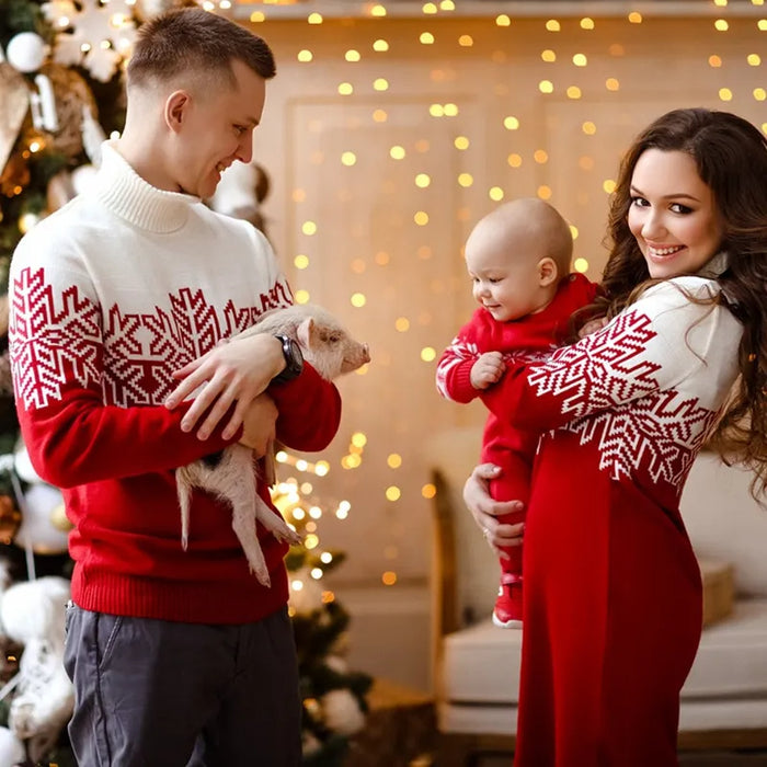 Soft Turtleneck Family Christmas Sweater - Grafton Collection