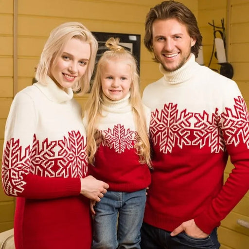 Soft Turtleneck Family Christmas Sweater - Grafton Collection