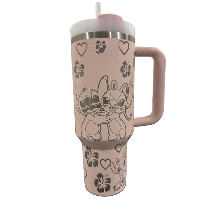 Stitch And Angel Printed Tumbler