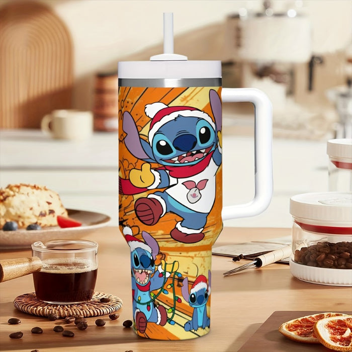 Stitch Tumbler With Lid And Straw