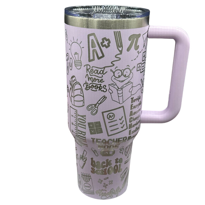 Teacher Laser Engraved Personalized Tumbler