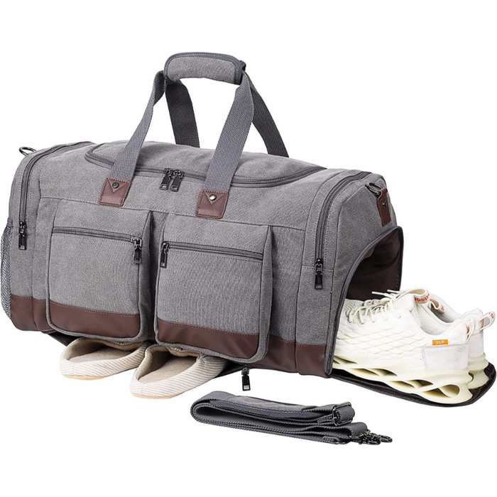 Versatile Duffle Bag With Shoe Compartment