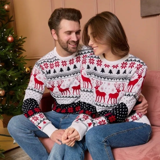 Warm Thick Couple Matching Knitted Sweaters - Grafton Collection