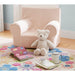 Kids Anywhere Chair, Blush With White Piping Slipcover - Grafton Collection