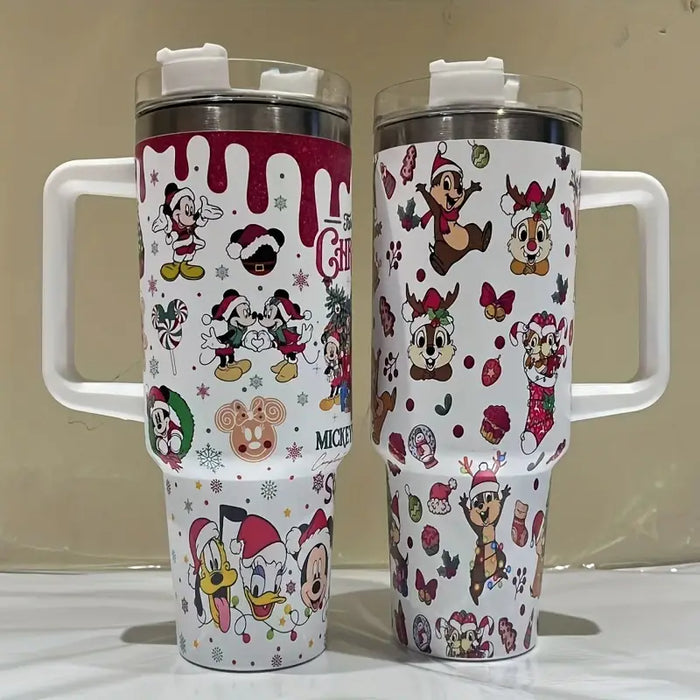 Holiday Stitch 40Oz Tumbler With Insulated Lid