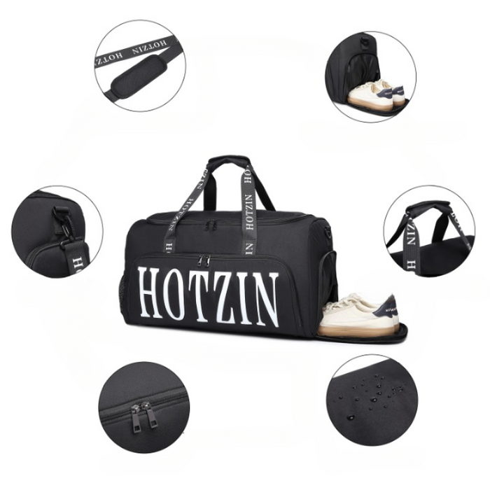 Multifunctional Sports Duffel Bag With Shoe Compartment