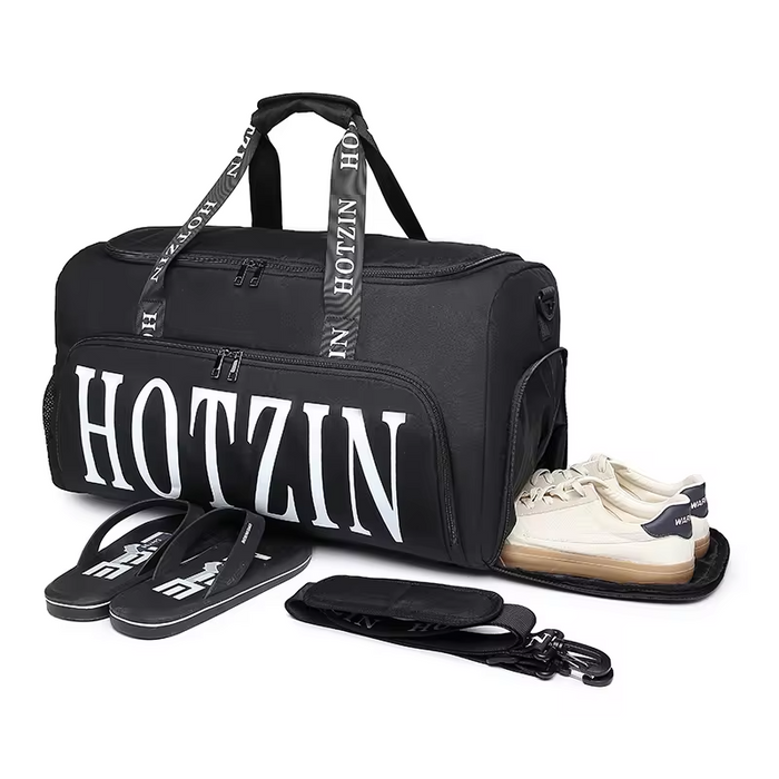 Multifunctional Sports Duffel Bag With Shoe Compartment