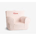 Kids Anywhere Chair, Blush With White Piping Slipcover - Grafton Collection