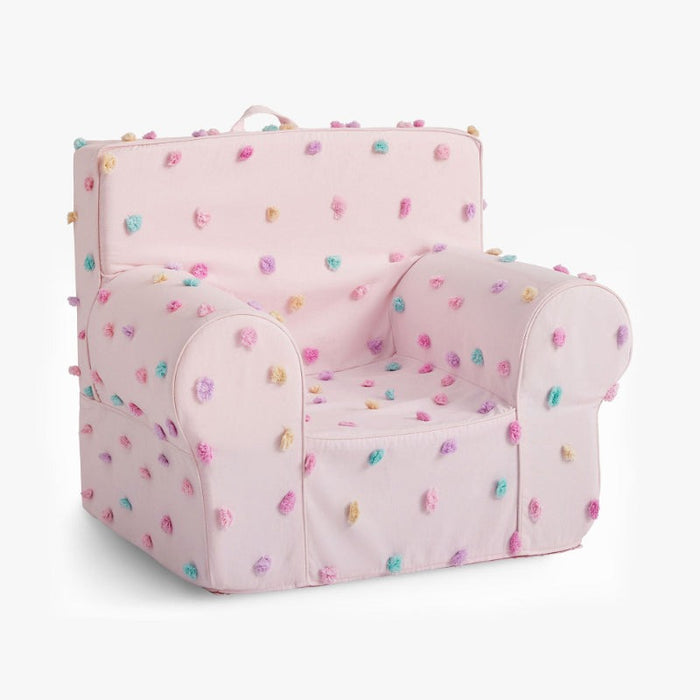 Anywhere Chair Candlewick Multi Dot Slipcover - Grafton Collection