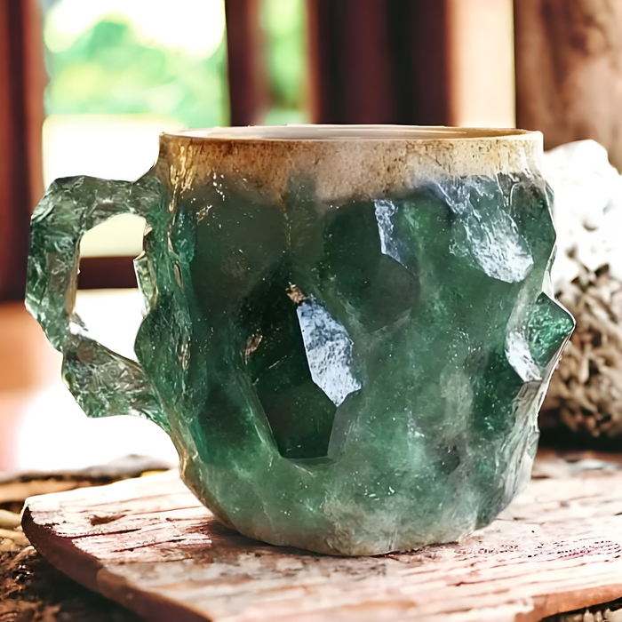 Mug with a Natural Stone Like Texture