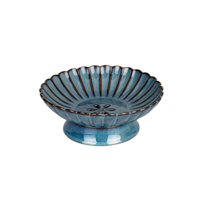 Chrysanthemum-Shaped Ceramic Fruit Bowls - Grafton Collection