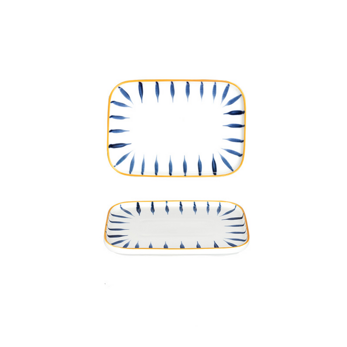 Flat Blue Plates - Grafton Collection