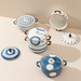 Blue Ceramic Pots - Grafton Collection