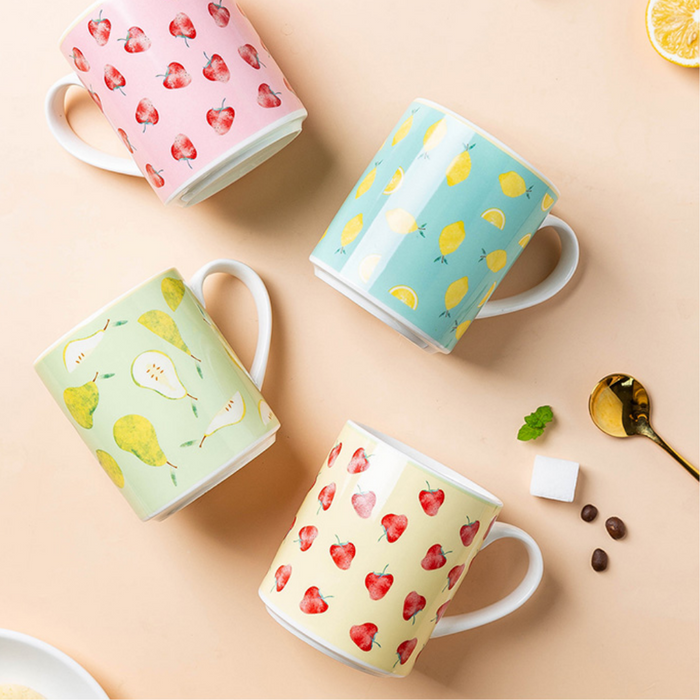 Fruit Pattern Mugs