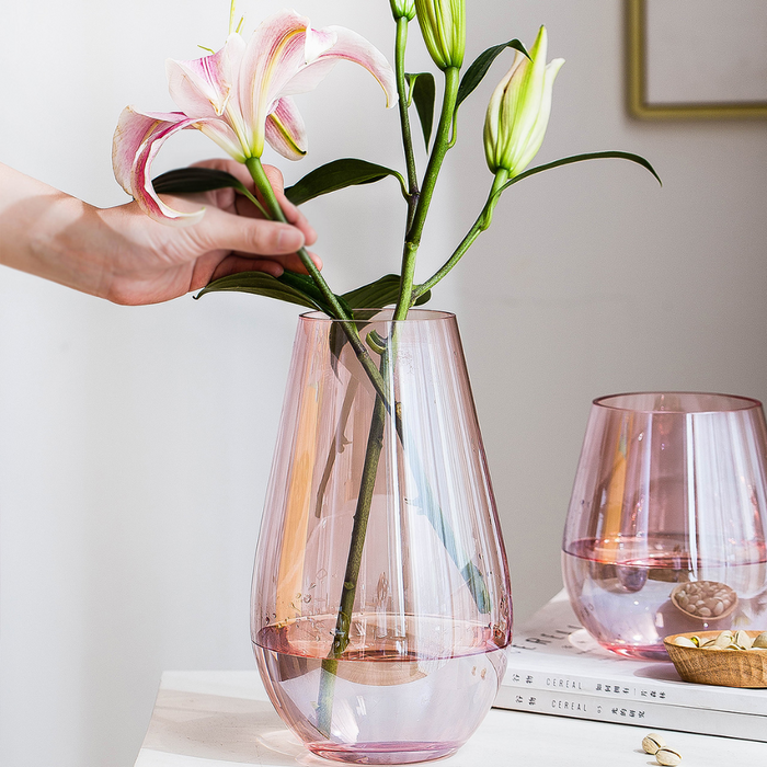 Wide Glass Vases