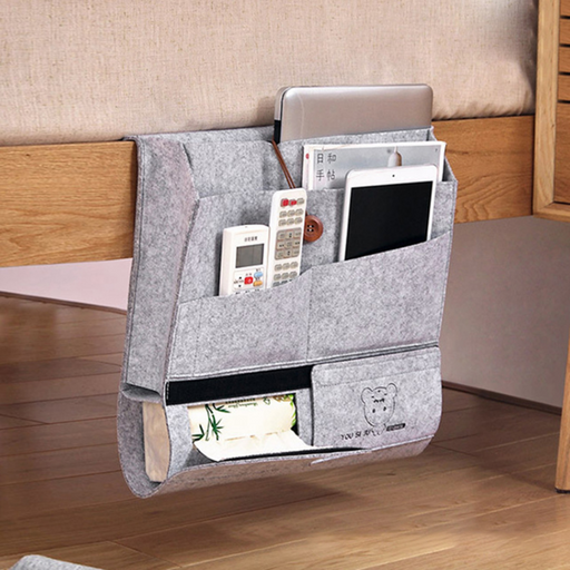 Bedside Felt Storage Bag For Books & Accessories - Grafton Collection