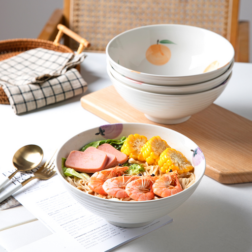 Fruit Pattern Style Salad & Rice Bowl - Grafton Collection