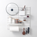 Pegboard And Shelves With Accessory Options - Grafton Collection