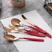 Red Stainless Steel Cutlery Set - Grafton Collection
