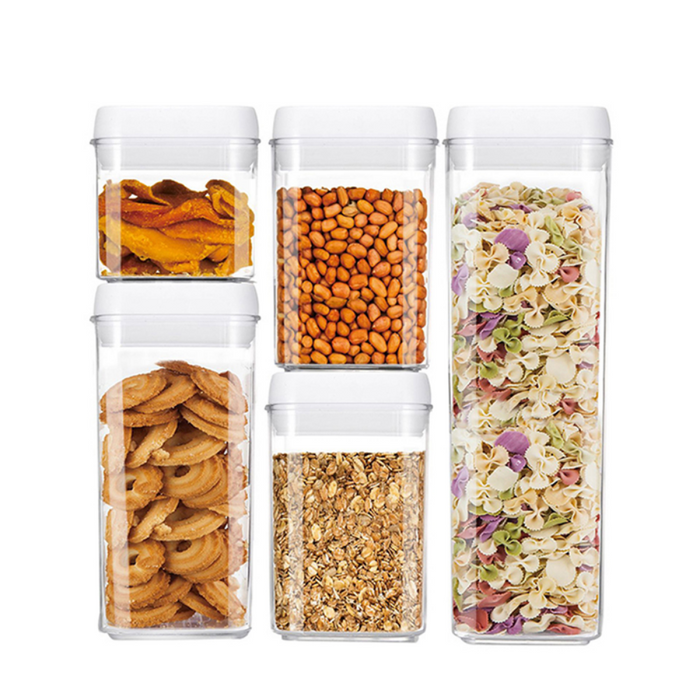 Airtight Food Storage Organizers - 5 Pieces