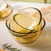 Amber Glass Bowls - Grafton Collection
