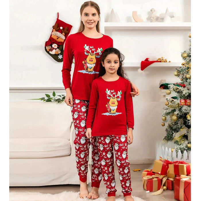 Reindeer And Santa Christmas Matching Set - Grafton Collection