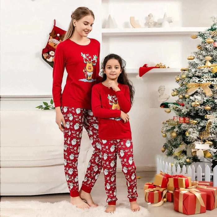 Reindeer And Santa Christmas Matching Set - Grafton Collection