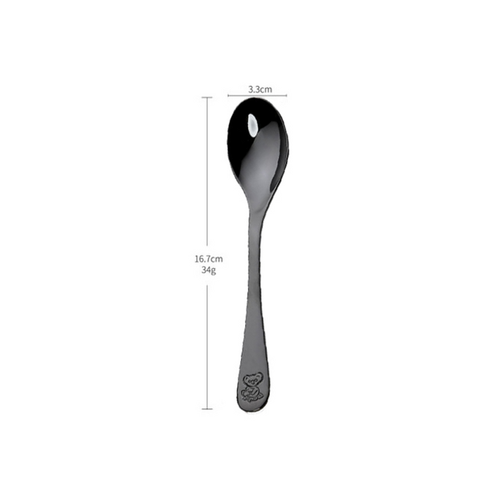 Food Grade Stainless Steel Teddy Bear Spoons - Grafton Collection