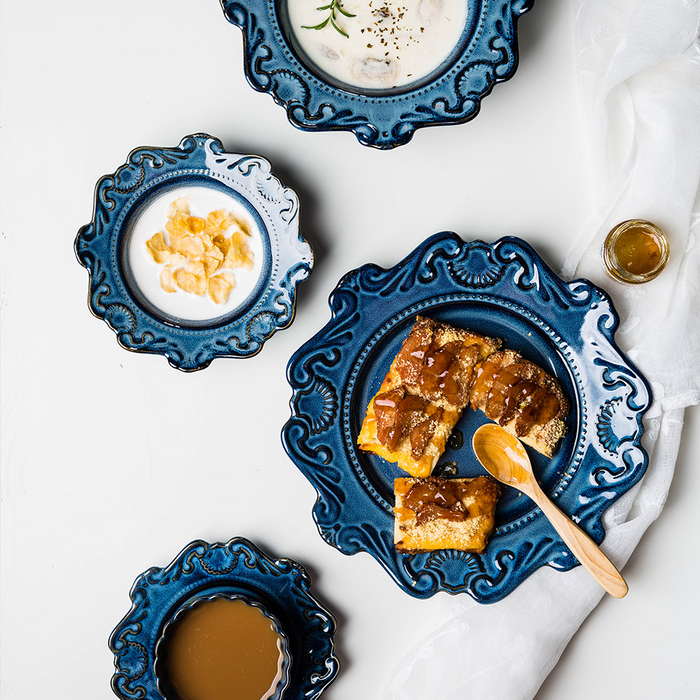 European Style Ceramic Dinner Plates - Grafton Collection