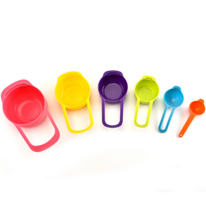 6-Piece Rainbow Measuring Spoon With Scale - Grafton Collection